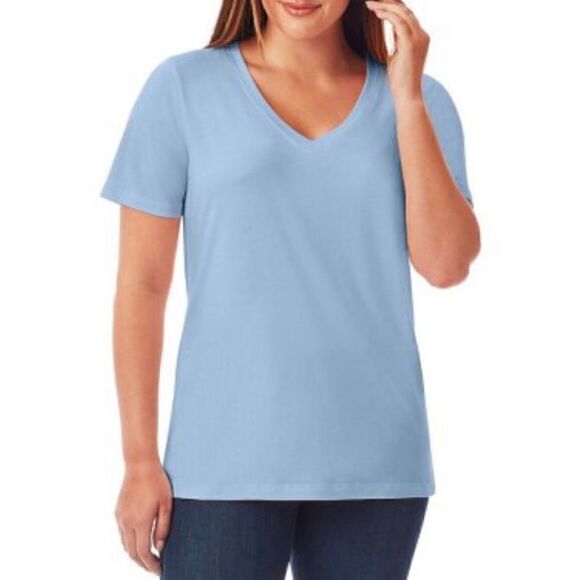 Member's Mark Women’s Short Sleeve V-Neck Tee - Picture 1 of 7